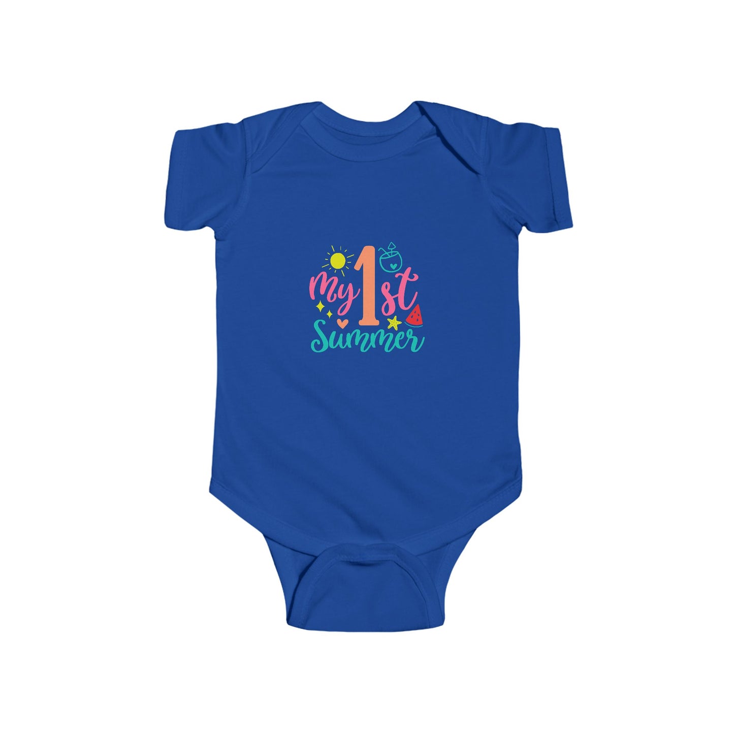 My 1st Summer Infant Bodysuit – Baby Milestone Romper