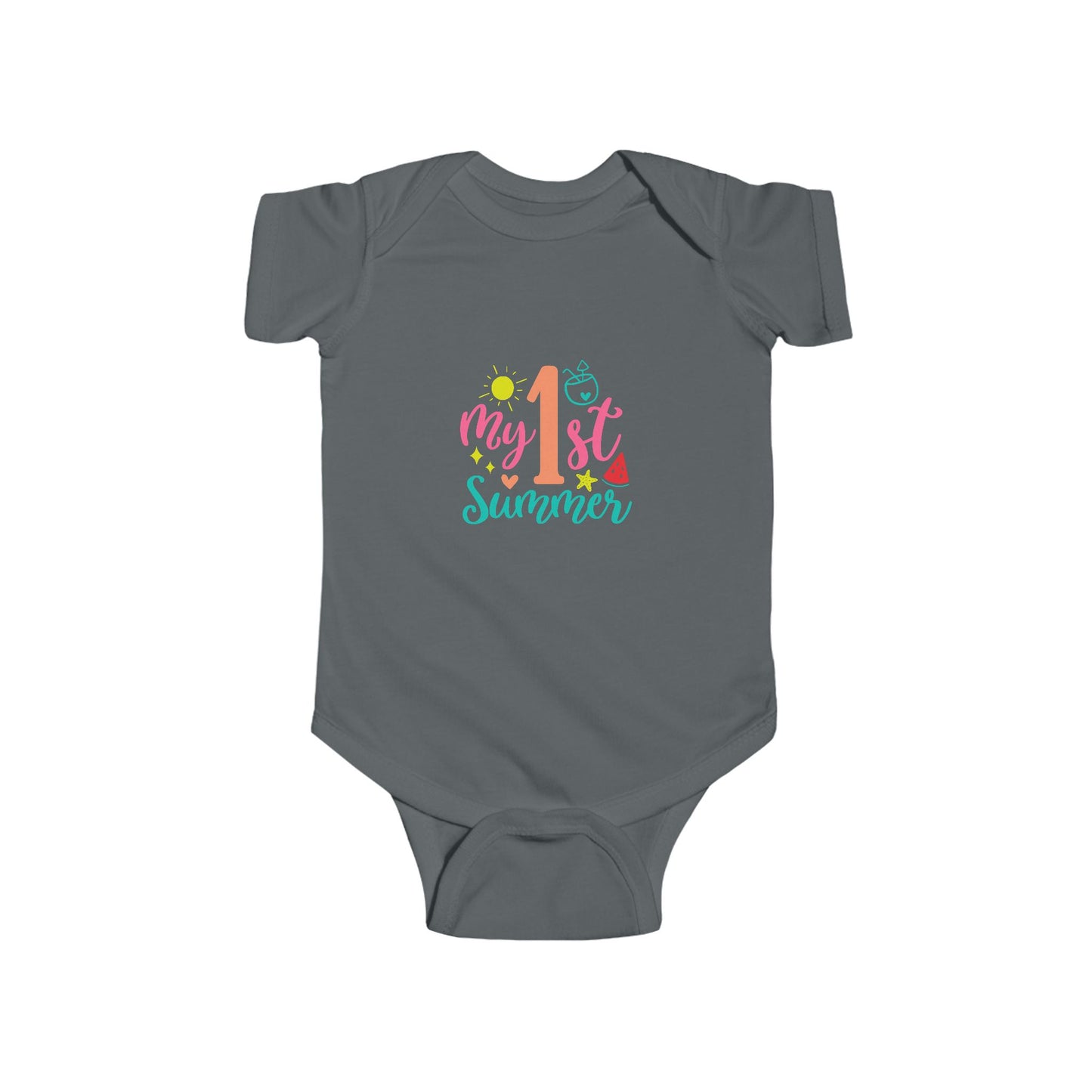 My 1st Summer Infant Bodysuit – Baby Milestone Romper