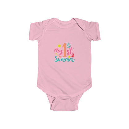 My 1st Summer Infant Bodysuit – Baby Milestone Romper