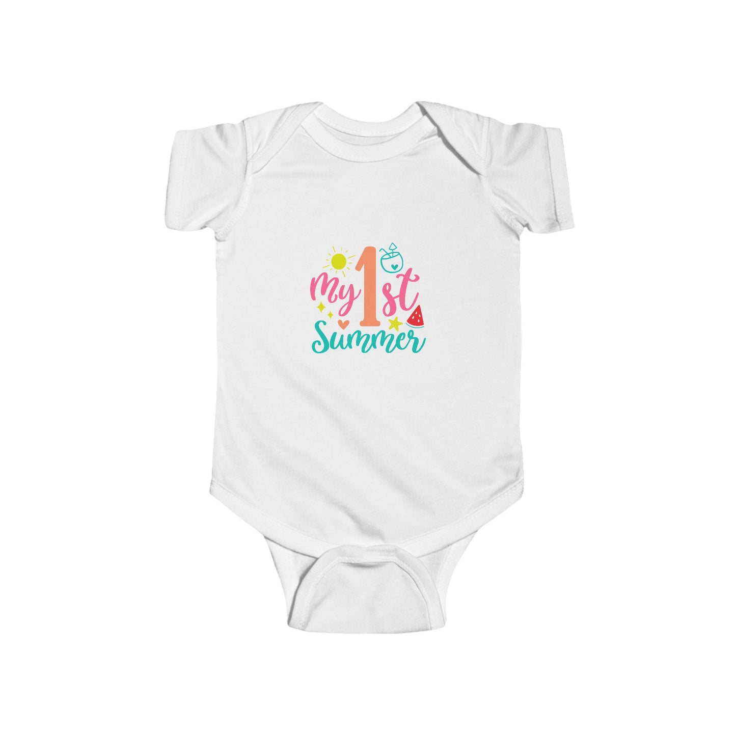My 1st Summer Infant Bodysuit – Baby Milestone Romper