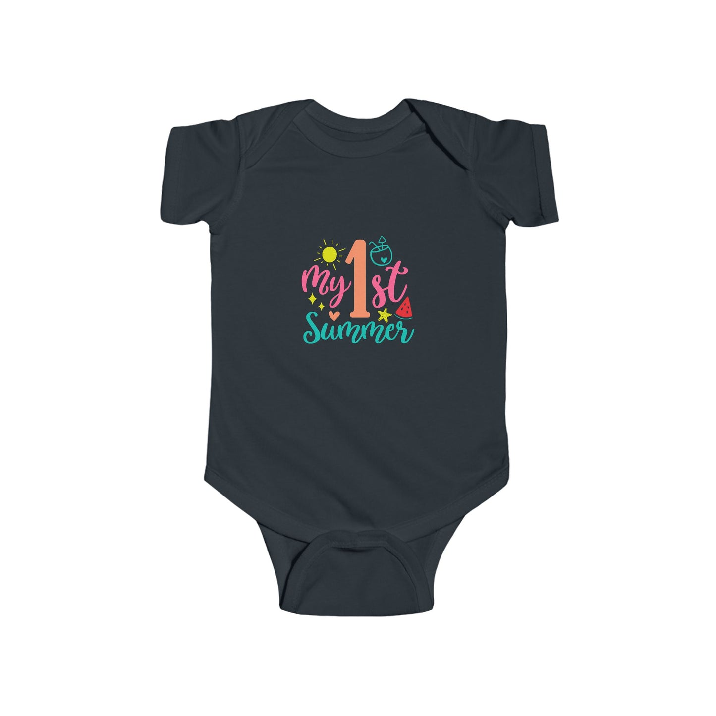 My 1st Summer Infant Bodysuit – Baby Milestone Romper