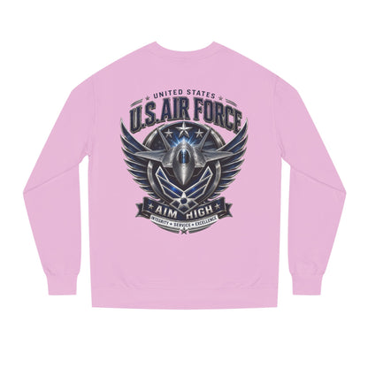 U.S. Air Force 'Aim High' Crewneck Sweatshirt — Military Aviation Graphic