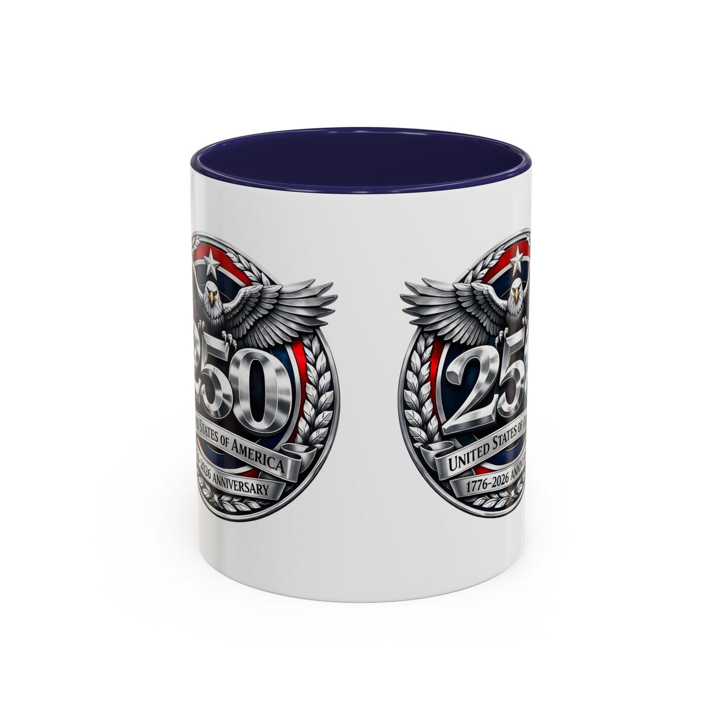 250th USA Bicentennial Eagle Coffee Mug — 1776–2026 Anniversary Accent Mug