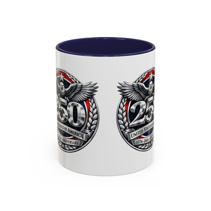250th USA Bicentennial Eagle Coffee Mug — 1776–2026 Anniversary Accent Mug