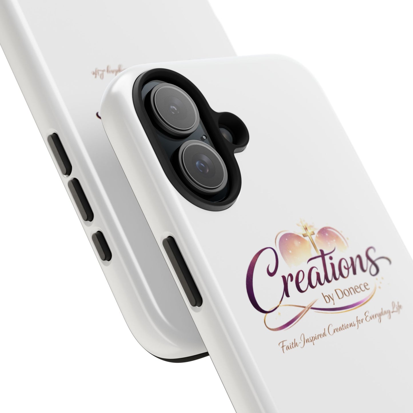 Tough Phone Case - "Creations by Donece" Logo Protective Cover