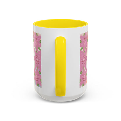 Mom Acronym Coffee Mug — "MOM: Magical • One-of-a-Kind • Motivator" Floral Accent