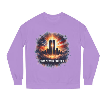 9/11 Never Forget Sweatshirt — World Trade Center Tribute Crewneck
