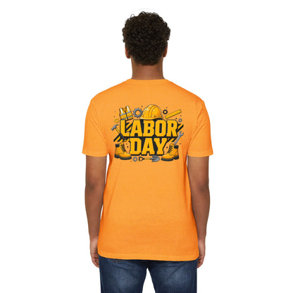 Labor Day T-Shirt — Construction Tools Graphic Tee