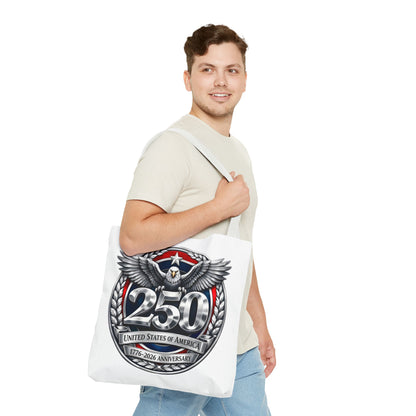 250th USA Anniversary Tote Bag — Patriotic Eagle 1776–2026 Commemorative Tote