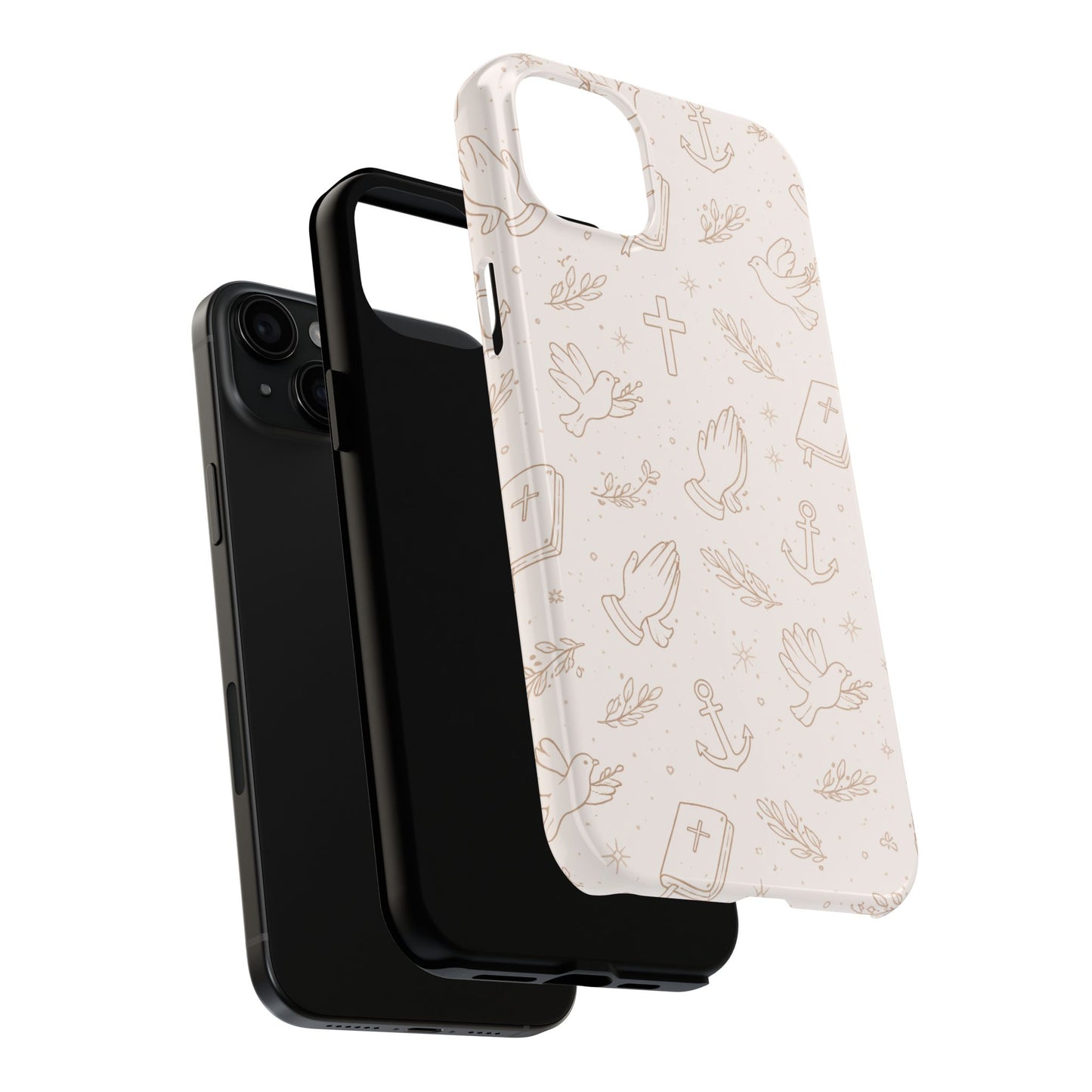 Symbols of Grace Phone Case | Christian Floral iPhone Case