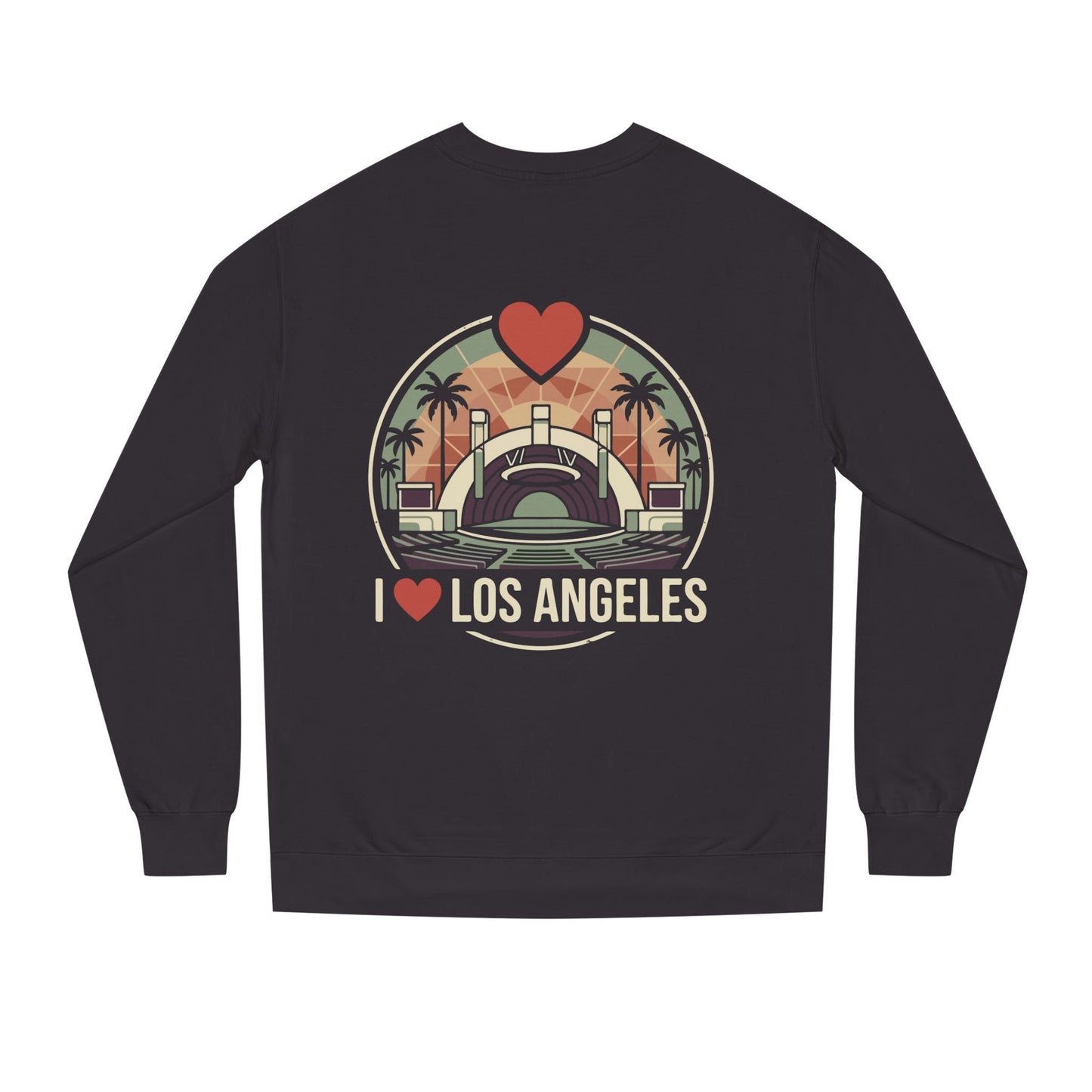 Los Angeles Crewneck Sweatshirt – I  Los Angeles Retro Cityscape