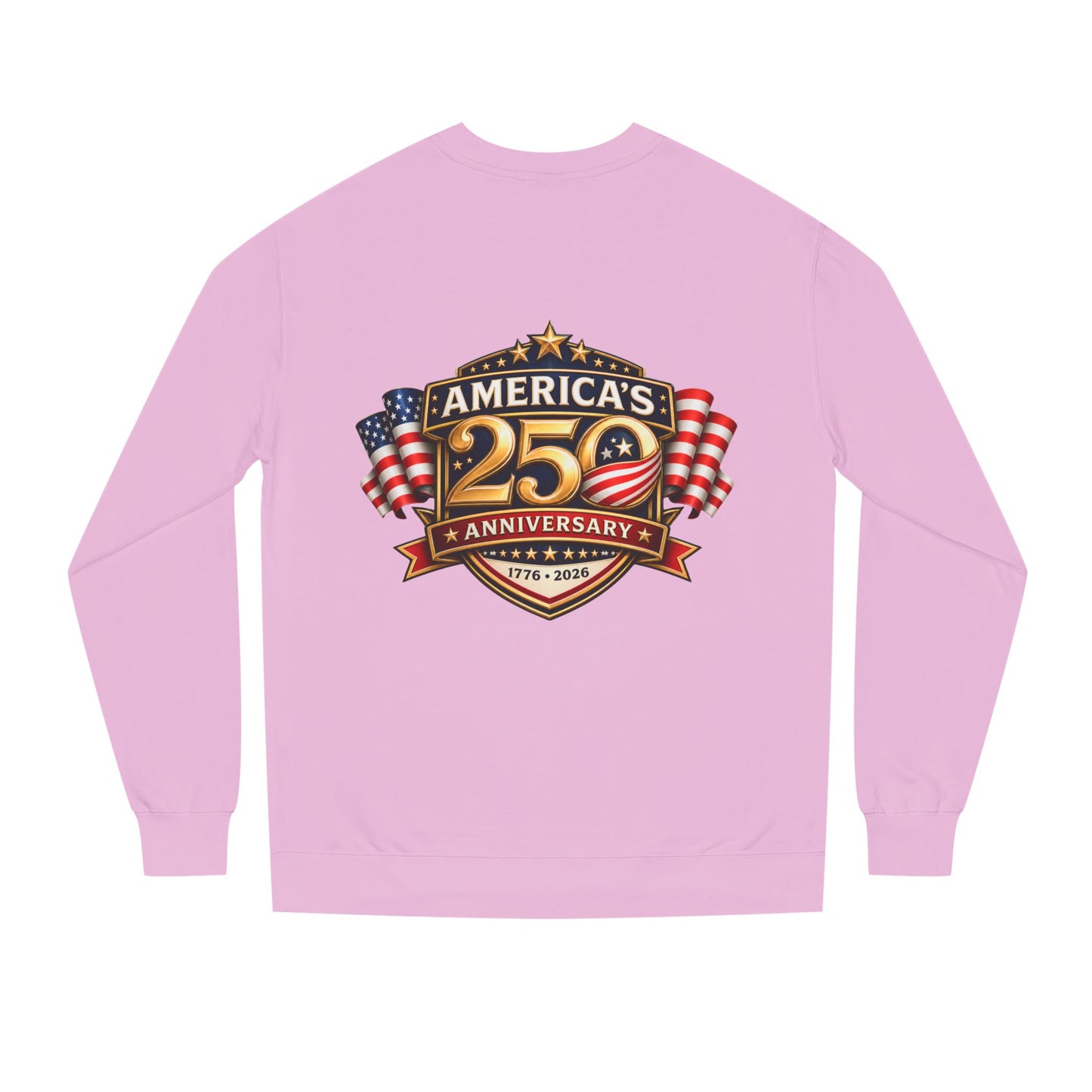 America's 25th Anniversary Sweatshirt — Patriotic USA Flag Crewneck (1776–2026)