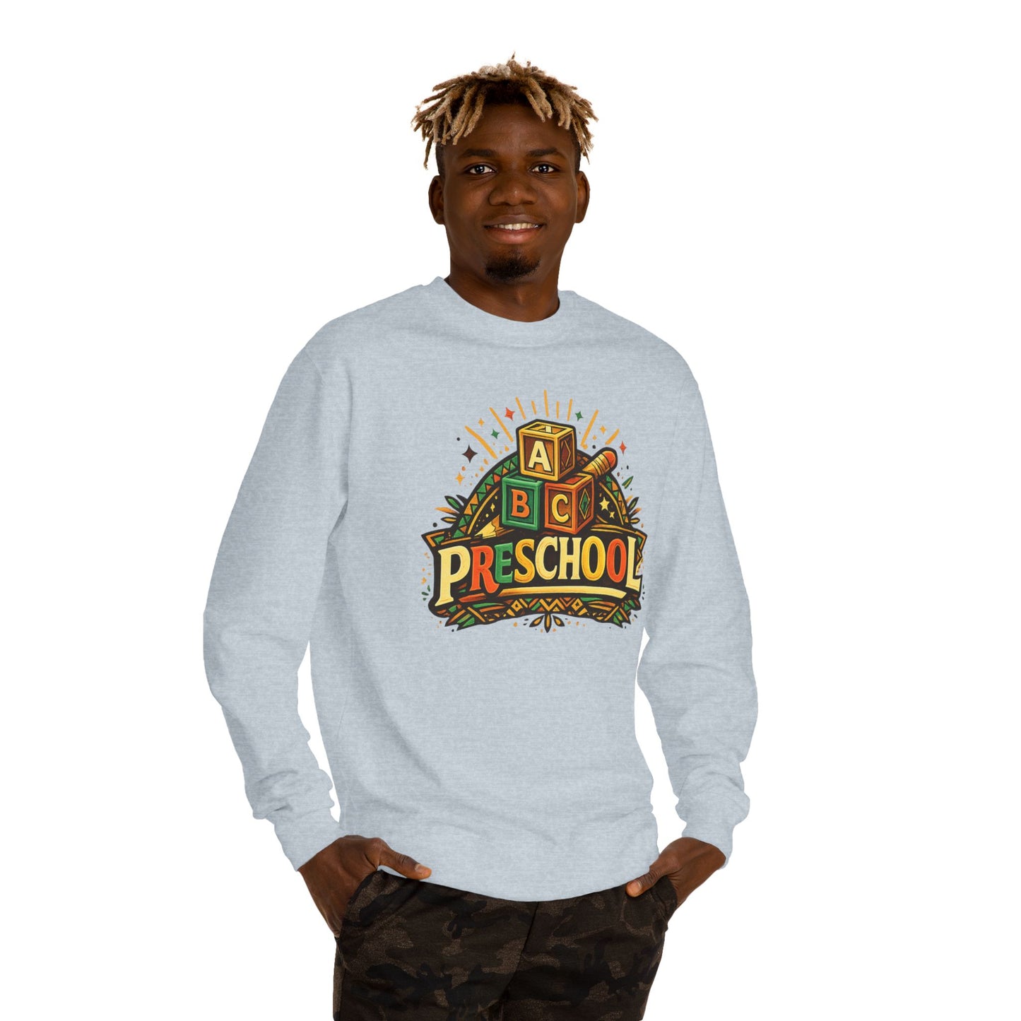 Preschool ABC Blocks Sweatshirt — Cute Back-to-School Teacher & Toddler Crewneck
