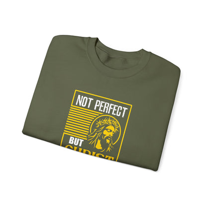 "Not Perfect But Christ Died For Me" Sweatshirt