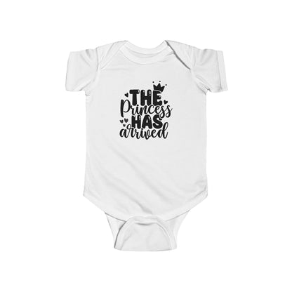 Baby Bodysuit - "The Princess Has Arrived" Newborn Onesie