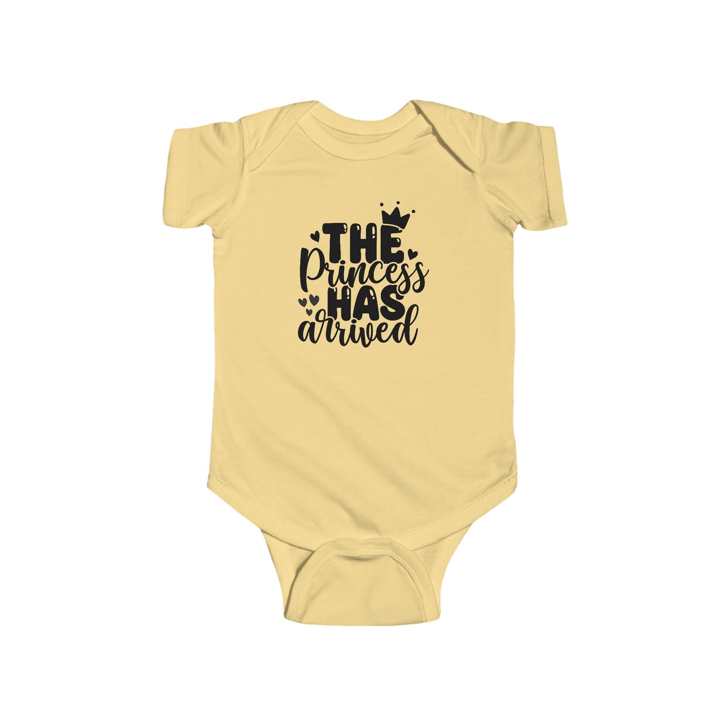 Baby Bodysuit - "The Princess Has Arrived" Newborn Onesie