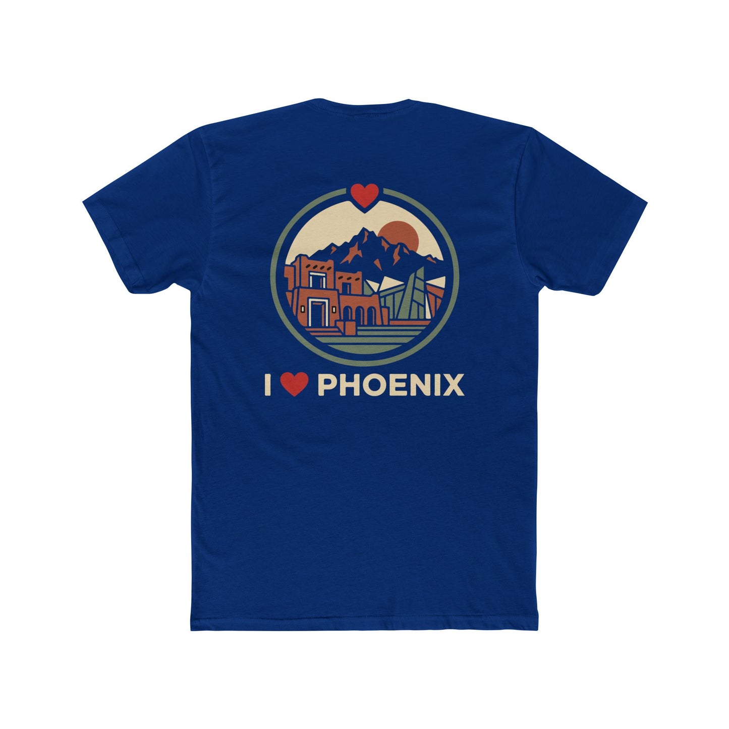 I  Phoenix Retro Skyline Tee — Vintage Arizona City Pride T-Shirt
