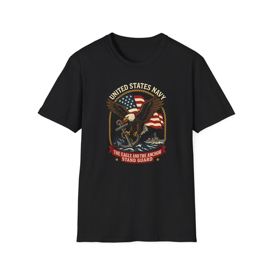 United States Navy The Eagle and the Anchor Stand Guard T-Shirt