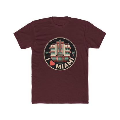 Miami Art Deco T‑Shirt — I  Miami Retro Travel Tee