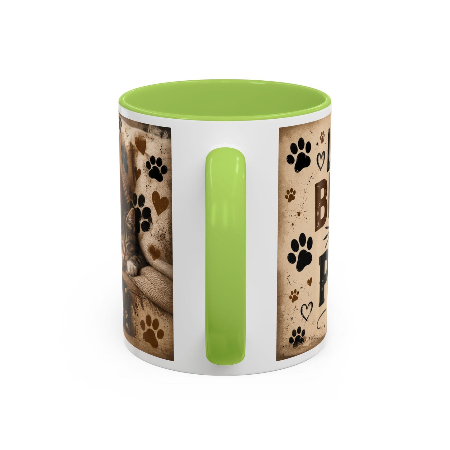 Dog & Cat Coffee Mug - "Less People, More Dogs & Cats" Accent Ceramic Mug