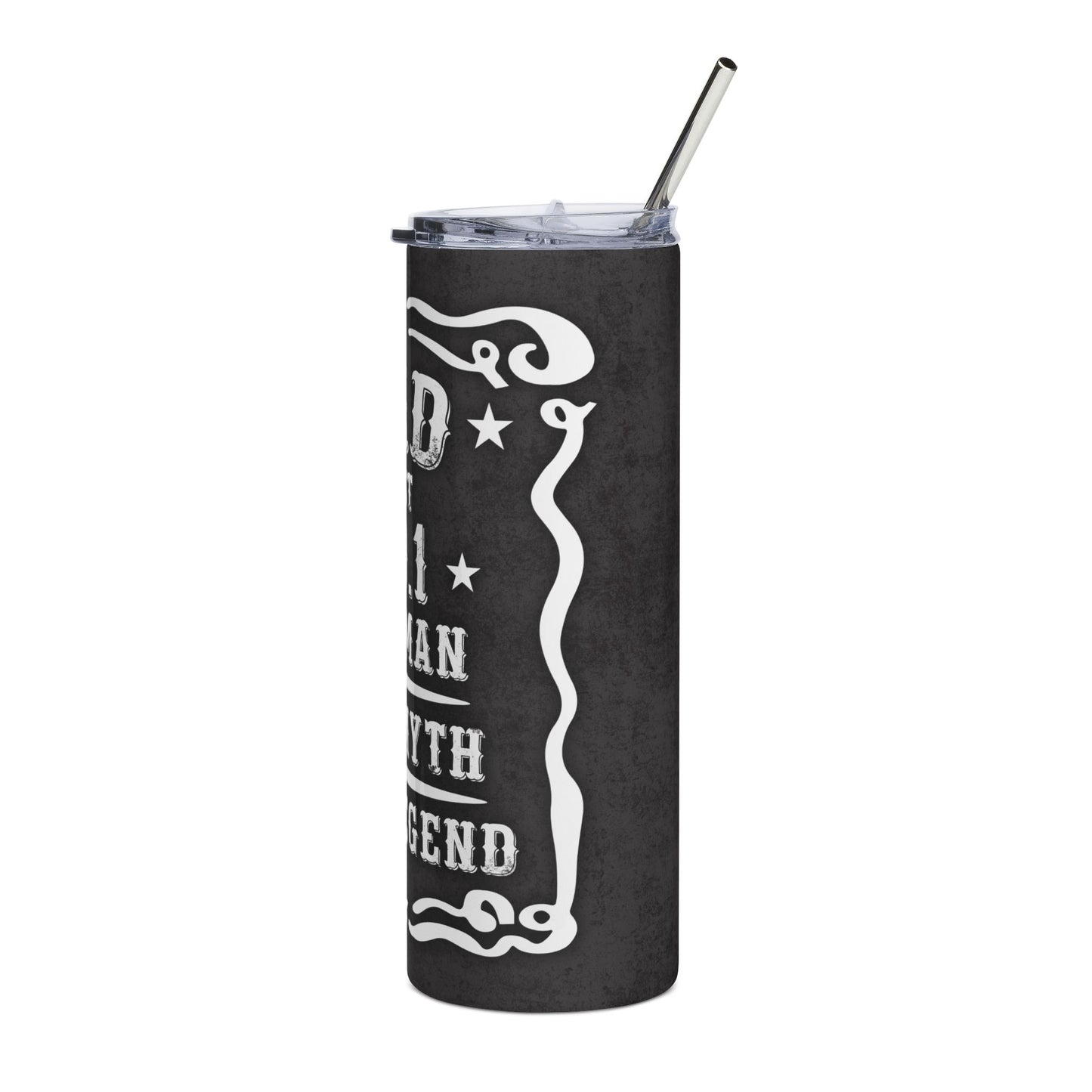 Dad Stainless Steel Tumbler 20oz — "Best No.1 The Man, The Myth, The Legend" Travel Cup