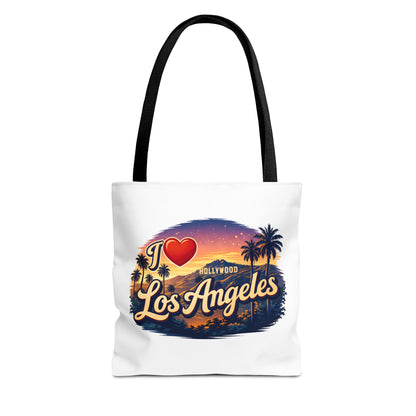 I  Los Angeles Tote Bag – Retro Sunset Hollywood Palm Tree Beach Souvenir