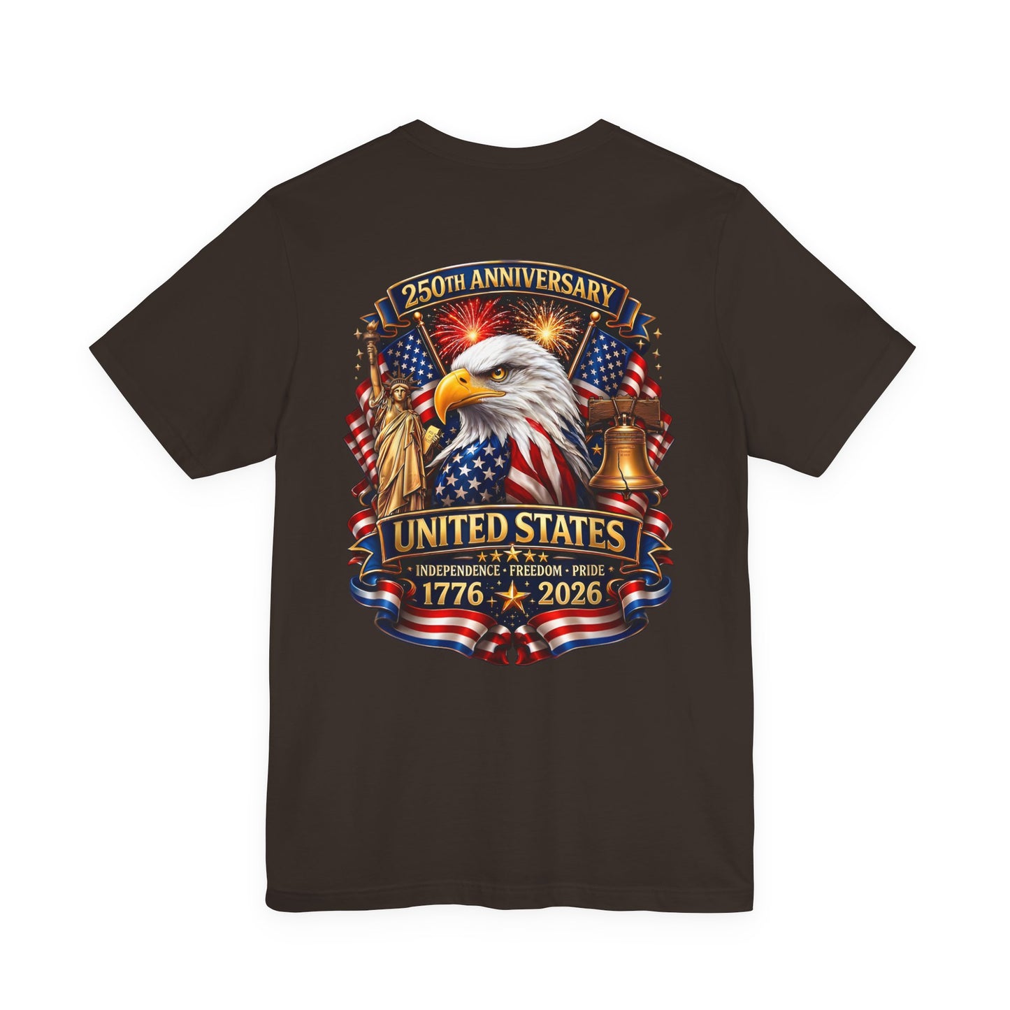 Independence 250th Eagle T-Shirt – United States 1776-2026 Centennial Graphic Tee