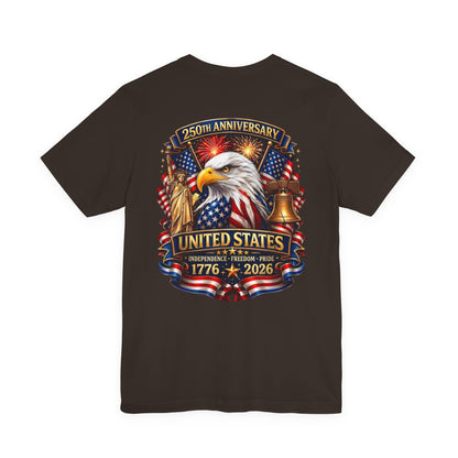 Independence 250th Eagle T-Shirt – United States 1776-2026 Centennial Graphic Tee