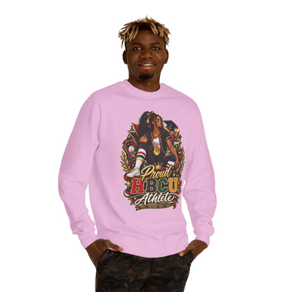 HBCU Athlete Sweatshirt — Proud HBCU Graduate & Athlete Graphic Crewneck