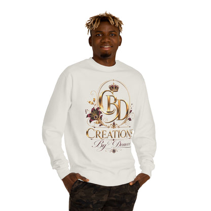 Crewneck Sweatshirt — Creations By Donece Gold Logo Crewneck