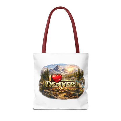 I  Denver Scenic Tote Bag — Colorado Mountain Travel Souvenir