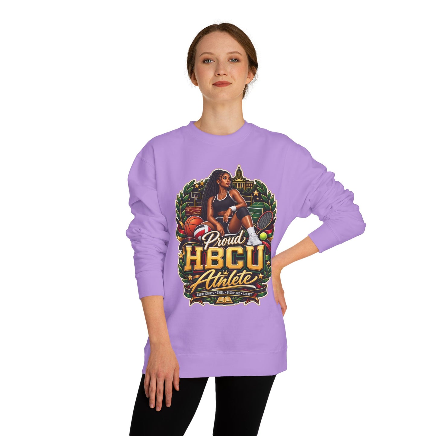 Proud HBCU Athlete Crewneck Sweatshirt