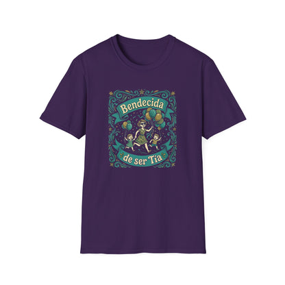 Bendecida de ser Tía (Blessed to Be an Aunt) T-Shirt