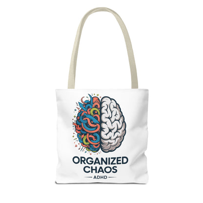 ADHD Tote Bag — "Organized Chaos" Brain Design