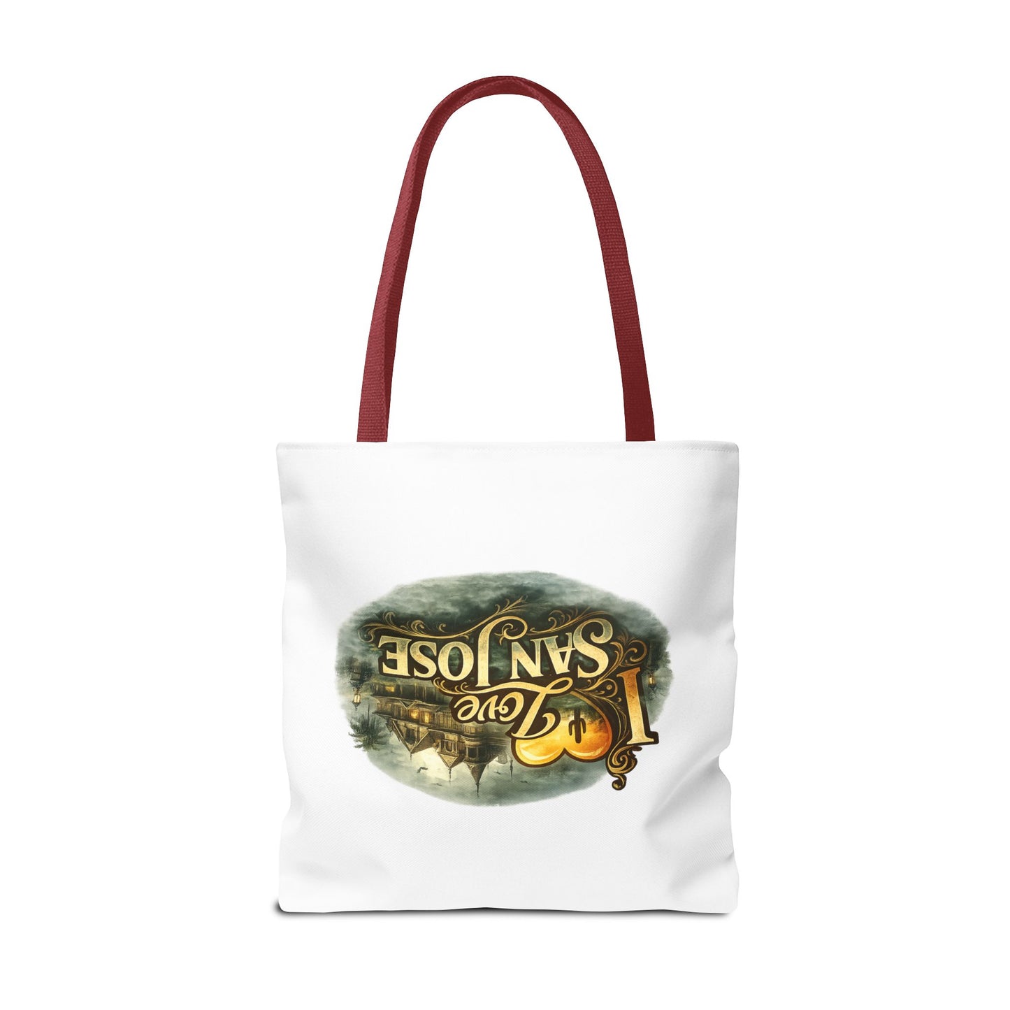 San Jose Tote Bag — "I Love San Jose" Scenic Logo Tote