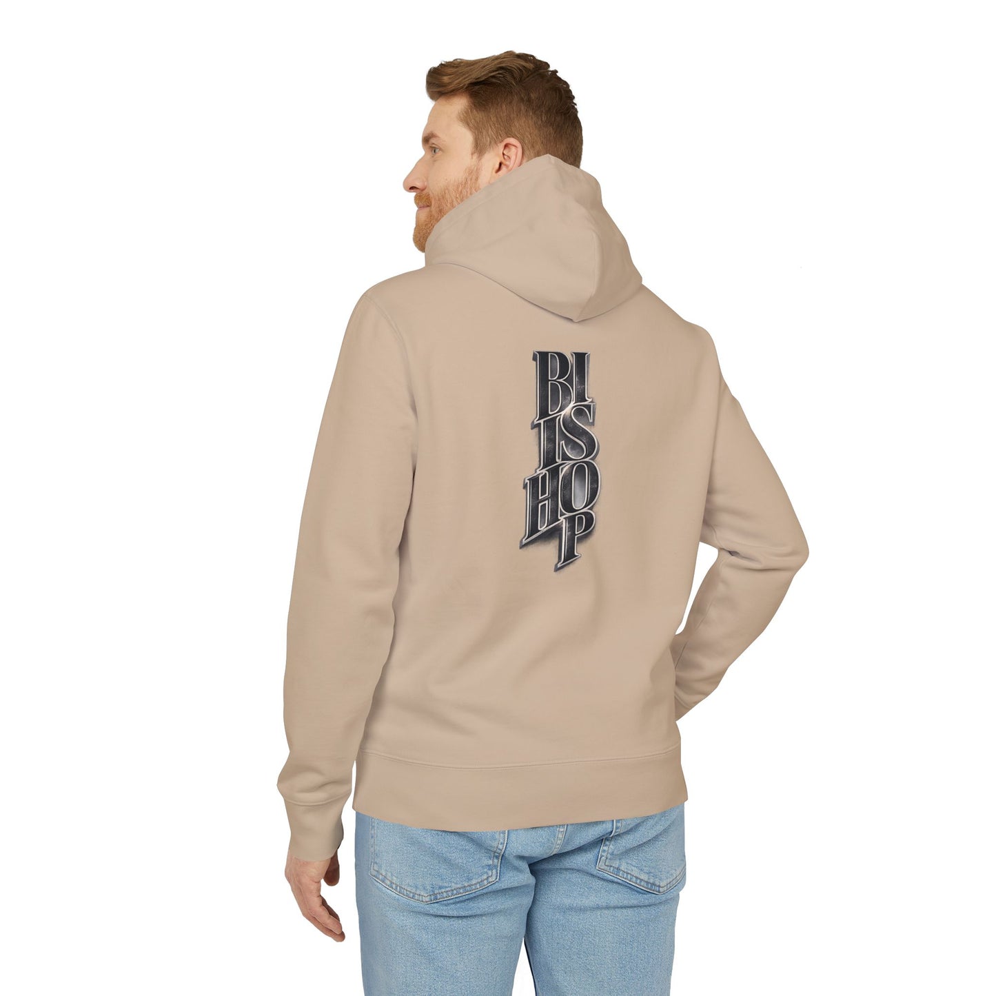 Bishop Vertical Gothic Logo Hoodie