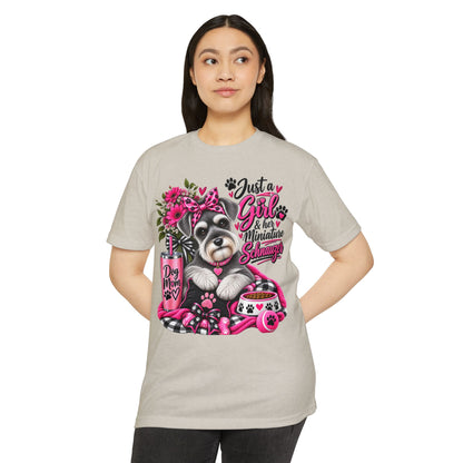Just a Girl & Her Miniature Schnauzer T-Shirt