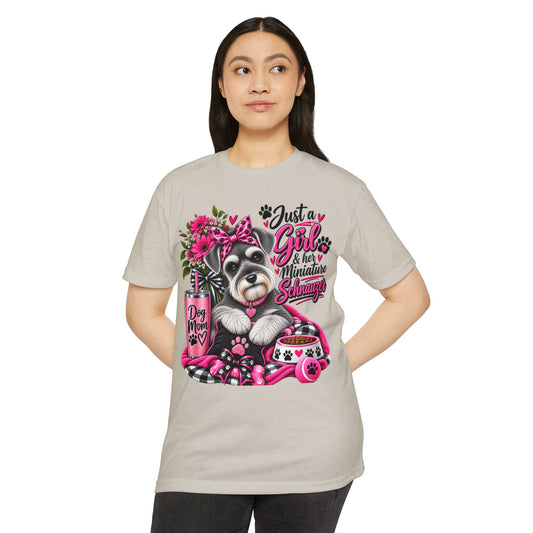 Just a Girl & Her Miniature Schnauzer T-Shirt