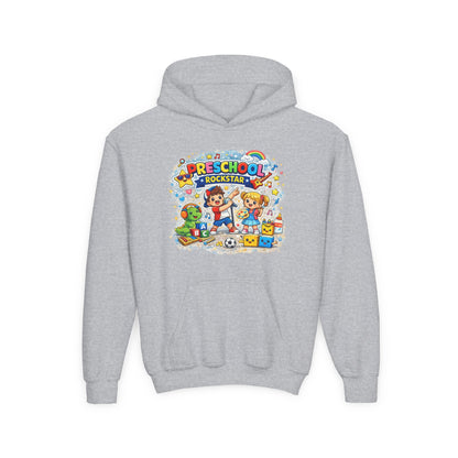Preschool Rockstar Kids Hoodie — Cute Preschool Graduation & Back-to-School Sweatshirt