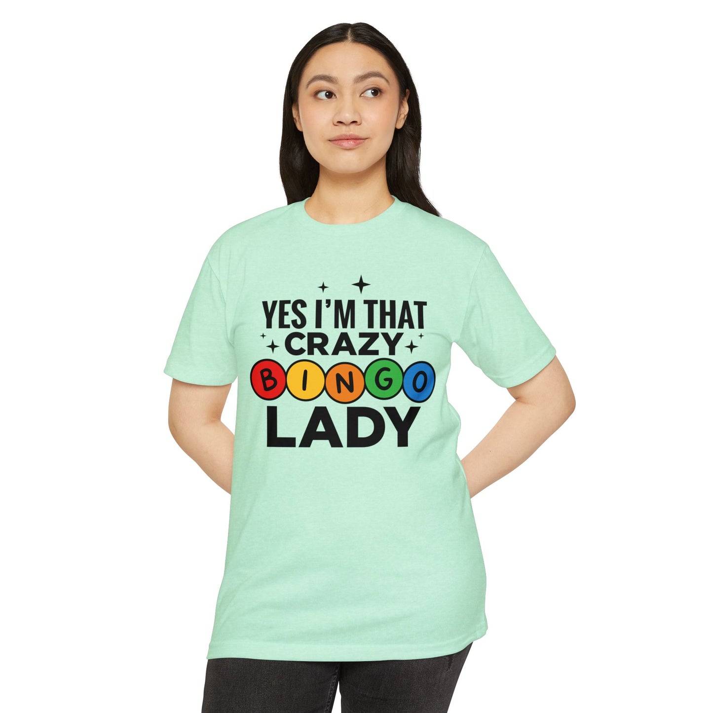 Bingo Lady T-Shirt — "Yes I'm That Crazy Bingo Lady" Funny Graphic Tee
