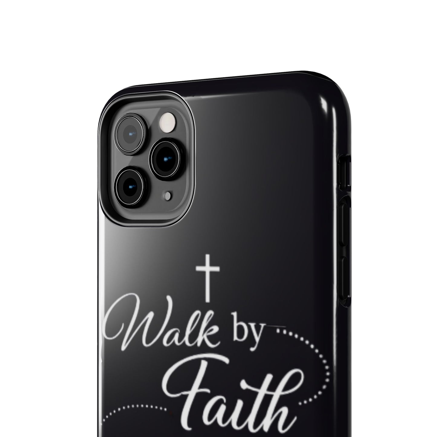 Walk by Faith Tough Phone Case – Christian Inspirational Scripture Design