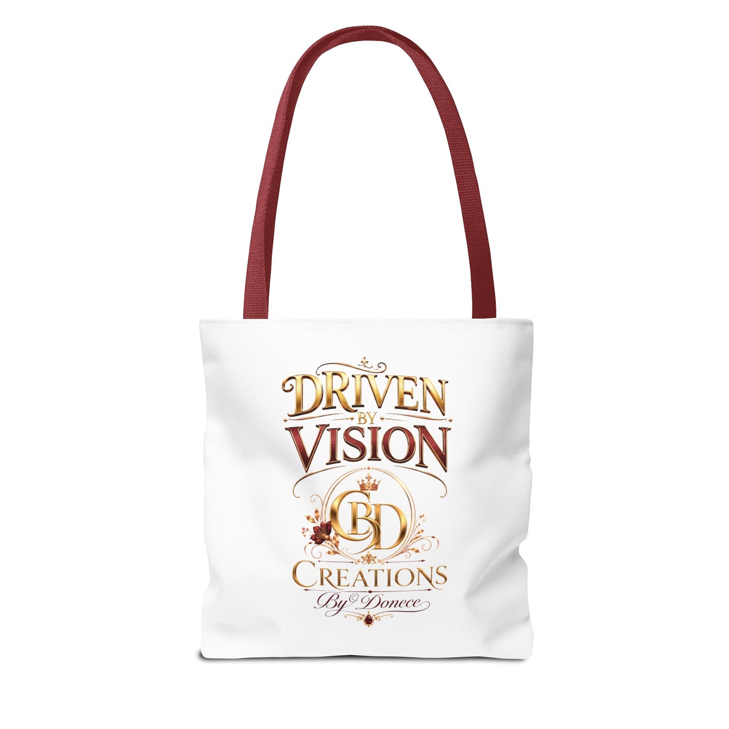 Driven by Vision Tote Bag — Branded BD Creations All-Over Print Tote