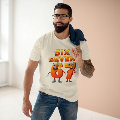 Six Seven 67 Cartoon Tee – Funny Number Graphic T-Shirt
