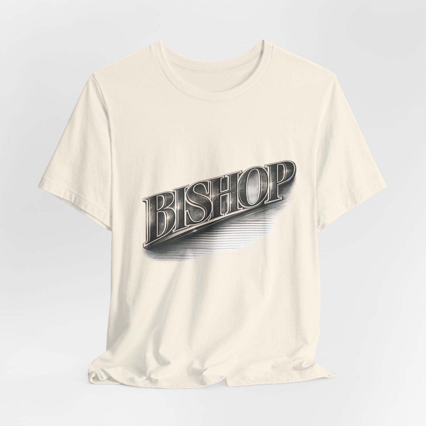 Bishop Retro Chrome Logo T‑Shirt