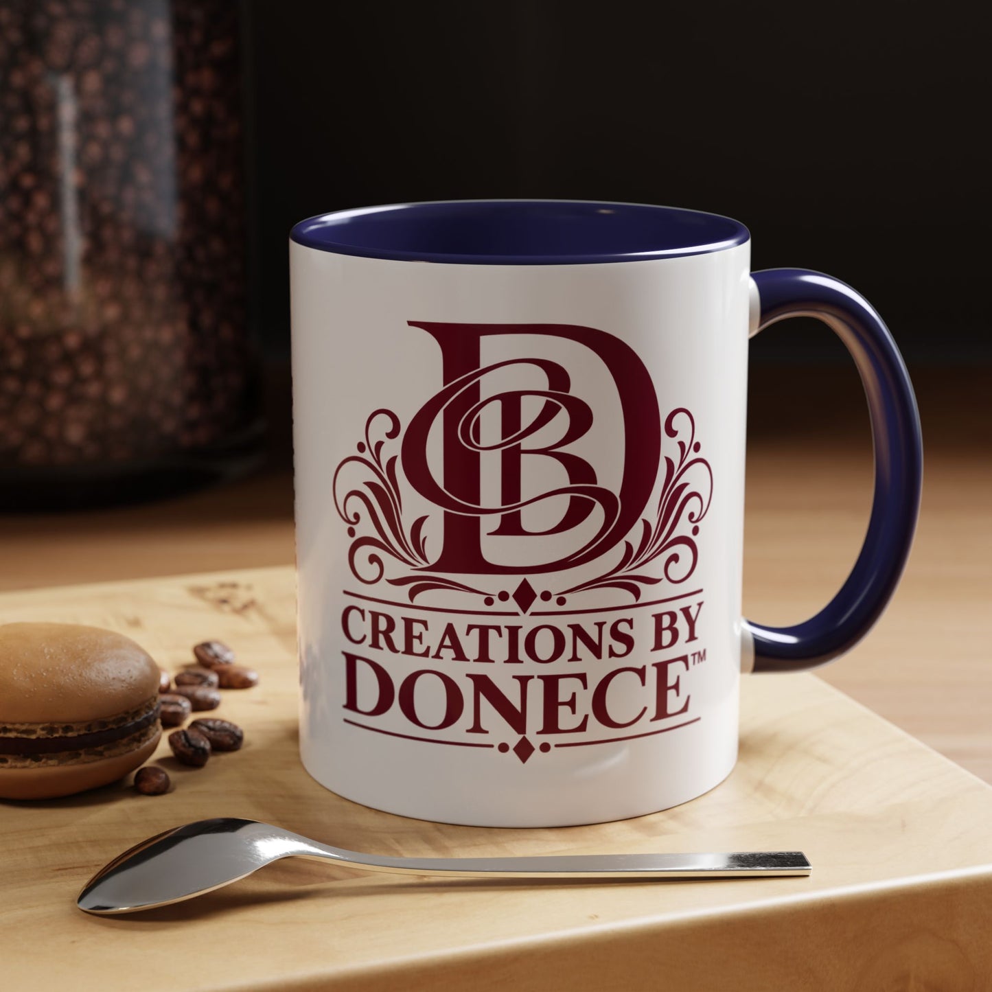 Creations by Donece Logo Accent Coffee Mug (11/15oz)