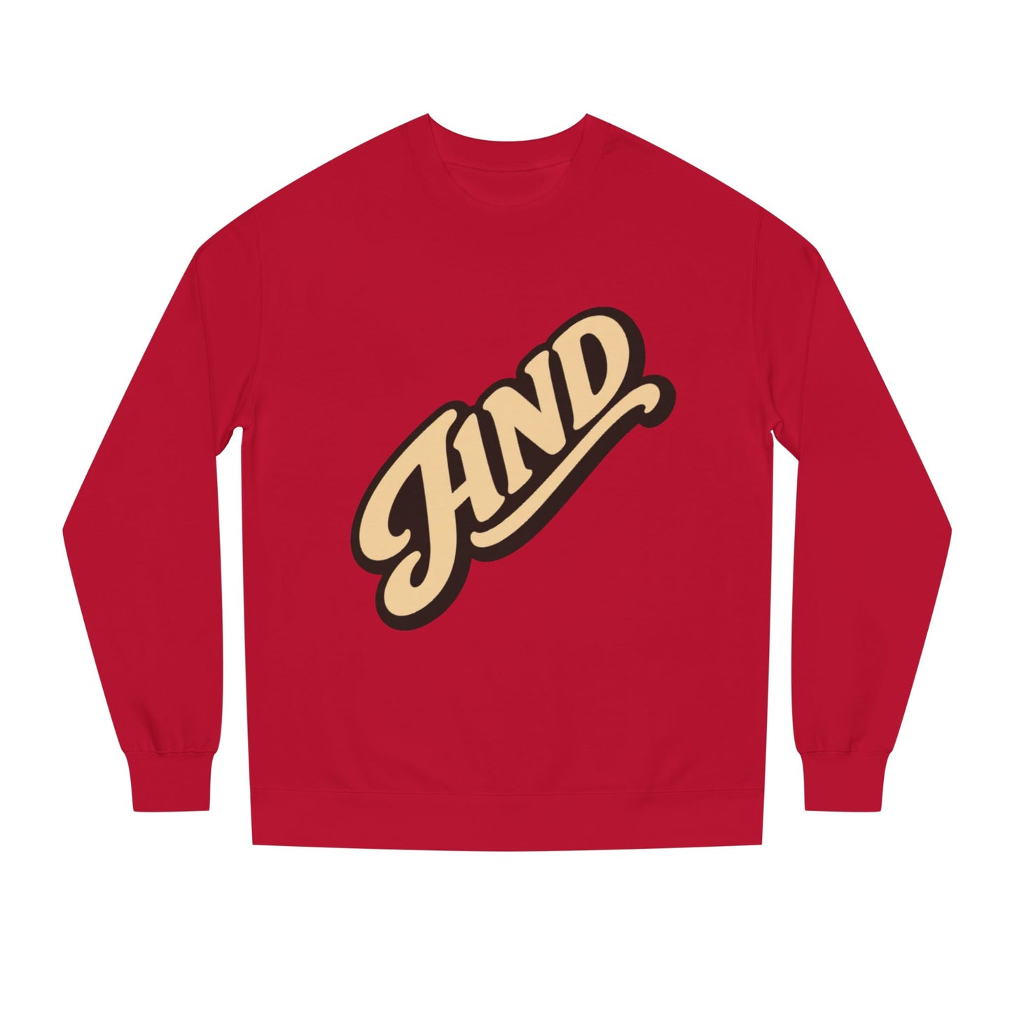 Kind Script Sweatshirt — Retro 'KIND' Graphic Crewneck