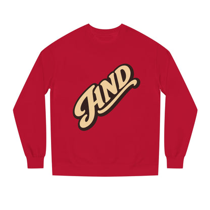 Kind Script Sweatshirt — Retro 'KIND' Graphic Crewneck