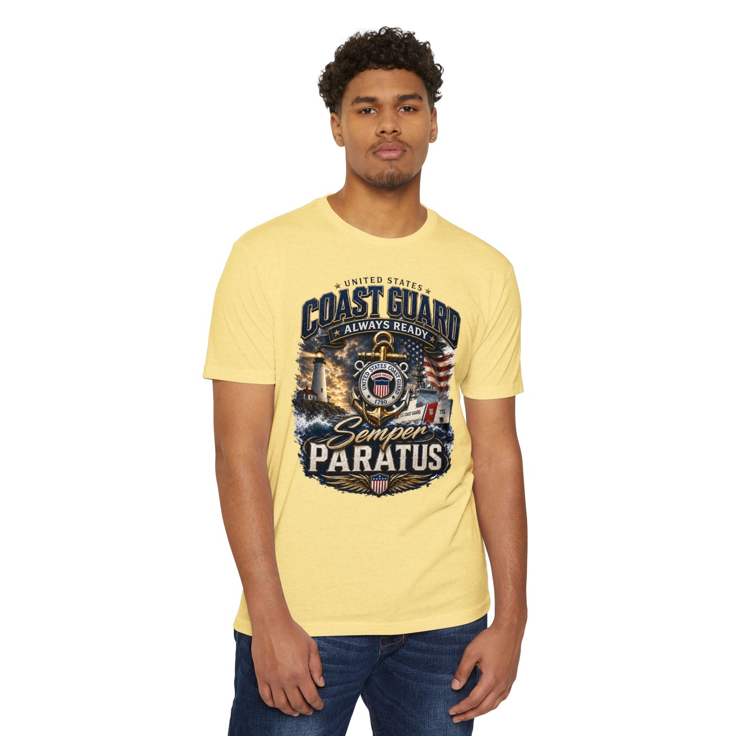 Coast Guard Semper Paratus T-Shirt – U.S. Coast Guard Veteran Tee