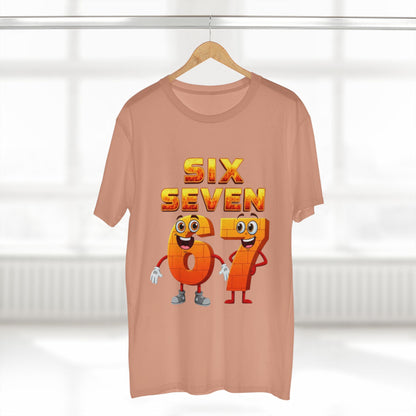 Six Seven 67 Cartoon Tee – Funny Number Graphic T-Shirt