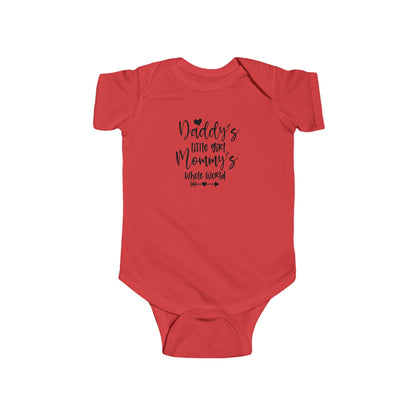 Baby Bodysuit — "Daddy's Little Girl, Mommy's Whole World" Cute Infant Onesie